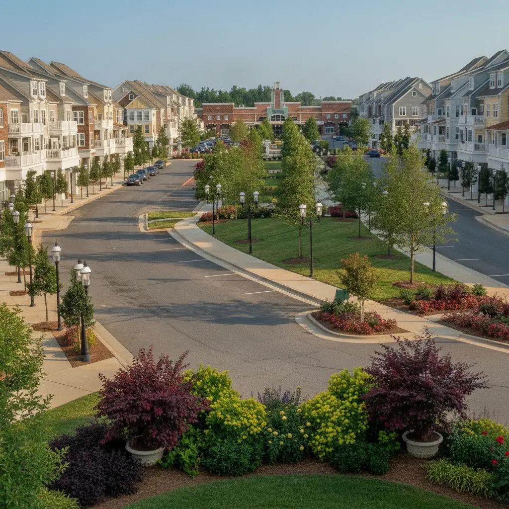 Sunny day at Birkdale Village