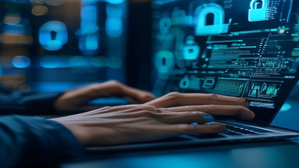 CISSP certified IT security professional reviewing cyber insurance compliance dashboard for Charlotte NC business