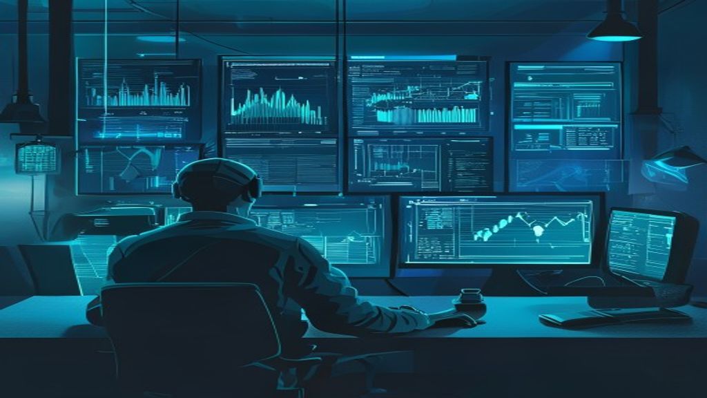 Virtual CISO cybersecurity leadership monitoring network security dashboards for Charlotte business