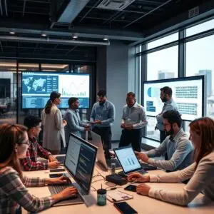 IT Professionals collaborating  Managed IT Services